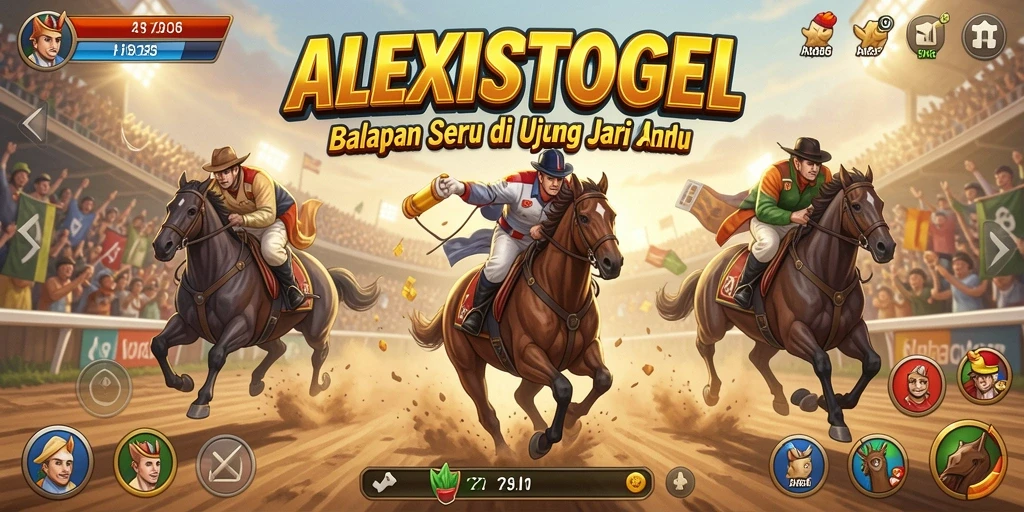 Tampilan menegangkan dari balapan cepat di ALEXISTOGEL.