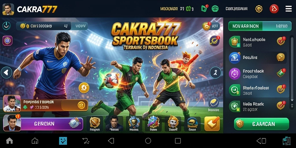 Tampilan gameplay CAKRA777 yang menarik dan interaktif.