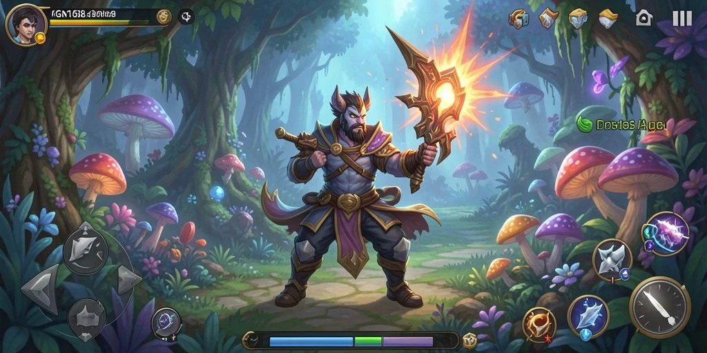 Tampilan gameplay seru di dunia petualangan GN168.