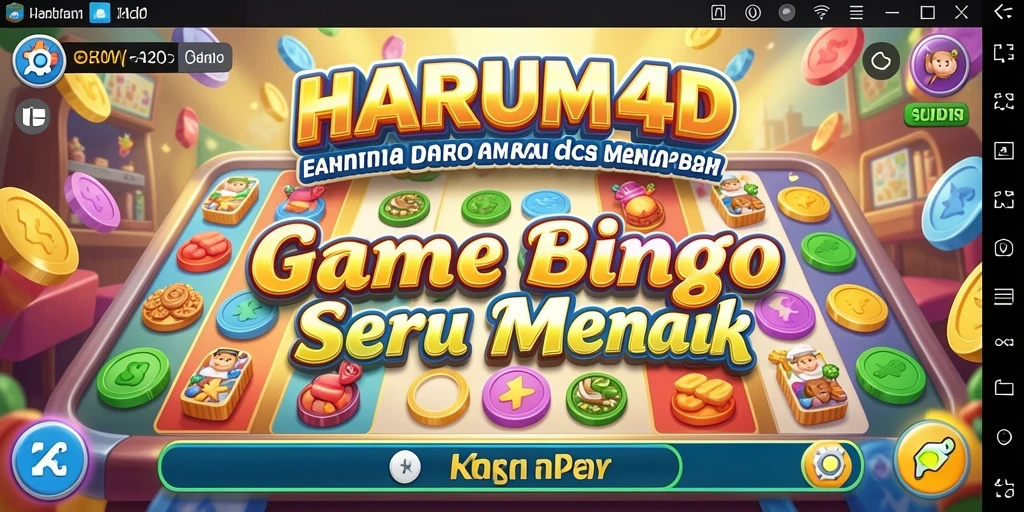 Screenshot gameplay Bingo HARUM4D yang menampilkan keseruan permainan.