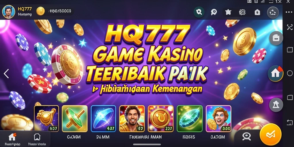 Menampilkan gameplay menarik dari HQ777 dengan grafis menawan.
