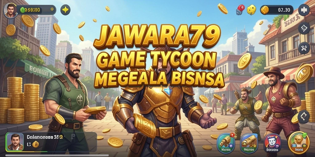 Tampilan gameplay JAWARA79 yang mendebarkan dalam simulasi Tycoon.
