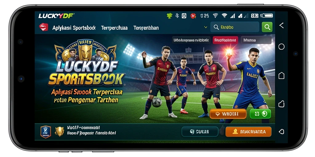 Tampilan gameplay LUCKYDF yang menarik dan interaktif.