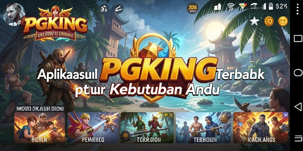 Tampilan praktis PGKING yang memudahkan pengelolaan tugas sehari-hari.