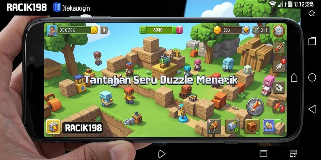 Tampilan gameplay RACIK198 yang seru dan menantang.