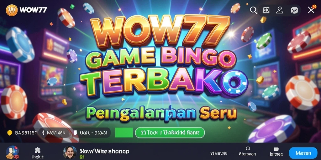 Tampilan gameplay Bingo yang seru dan interaktif di WOW77.