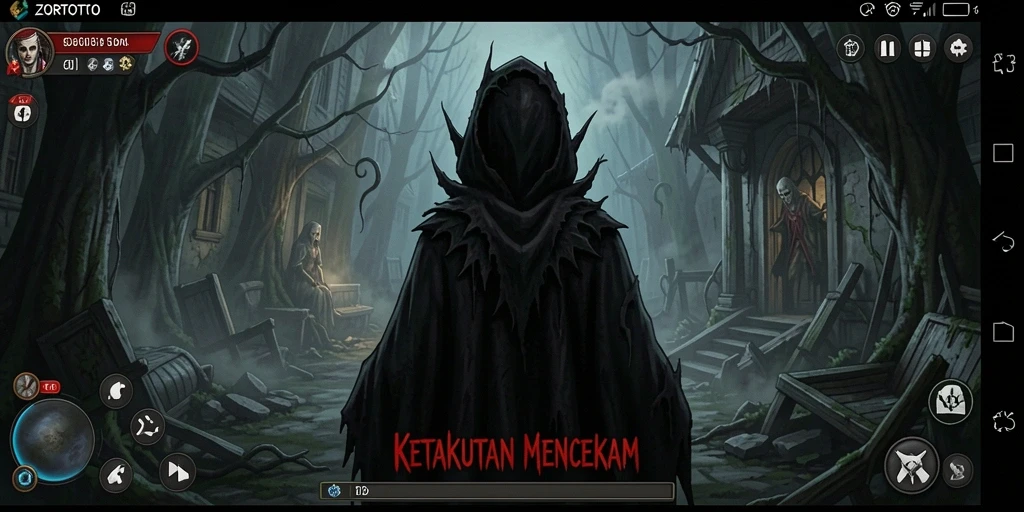 Gameplay seru dan menyeramkan di dunia ZORTOTO yang penuh kengerian.